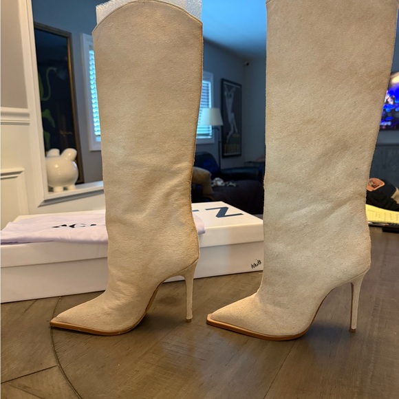 Schutz off white pull on boot - Picture 3 of 10